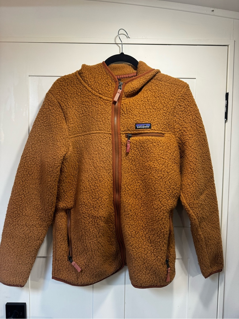 Patagonia Russet Brown Sherpa Full‑Zip Jacket